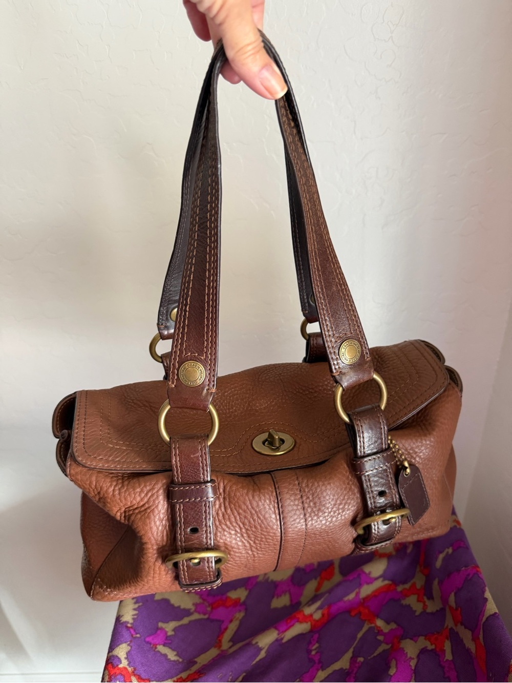 Coach Chelsea Turnlock Satchel